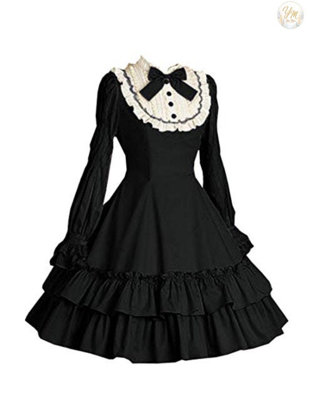 Gothic Lolita Dress Long Sleeve Cosplay Costume Princess